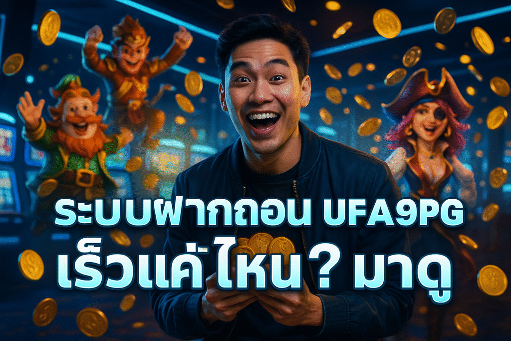 ระบบฝากถอน UFA99PG เร็วแค่ไหน? มาดู